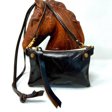 Handmade Small Leather Shoulder Bag Crossbody Purse For Women - Dark Rich Chocolate Brown