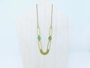 Limited Edition Brass Patina Necklace
