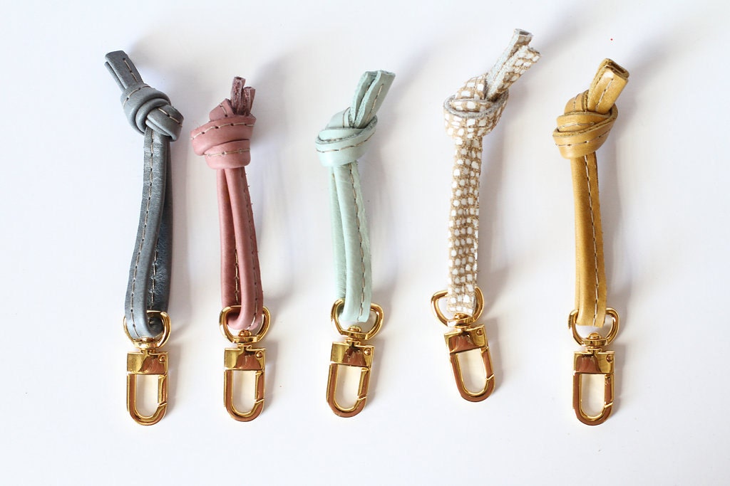 Leather Keychain - Available in a wide assortment of leather hides