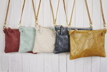 Handmade Small Leather Crossbody Shoulder Bag For Women - Available in Black Brown and 40+ Other Colors Including Suede